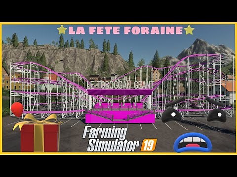 Du nouveauté sur fs19 (mods forain)