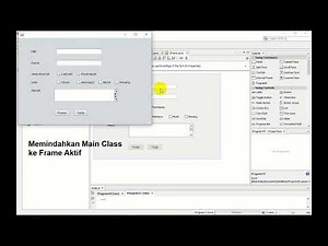 Contoh Membuat Komponen Radio Button, Check Box, dan Text Area Java NetBeans