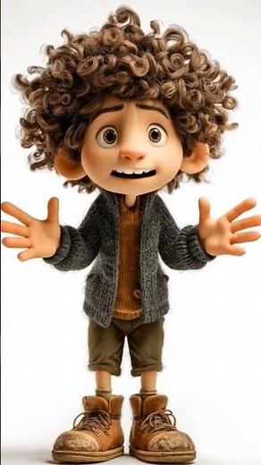 Itna Cute Kaise 😍 | Curly Hair Cartoon Boy | 3D Animated Short