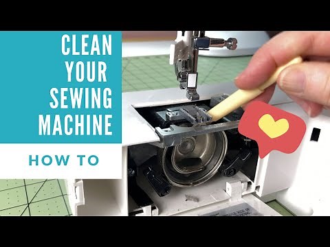 CLEAN YOUR SEWING MACHINE | Clean and oil your sewing machine at home