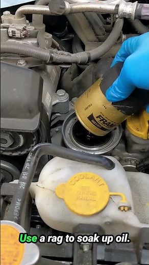 2020 Subaru Outback Oil Change #shorts #oilchange #oilspill #diymess