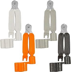 Guitar String Winder, Guitar String Cutter, Guitar Bridge Pin Puller, lyfLux 3 in 1 Guitar Repair Tool (4 Pack)