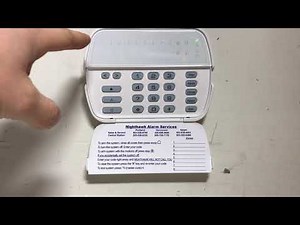 LED Keypad Changing alarm codes on Dsc power series alarm system.