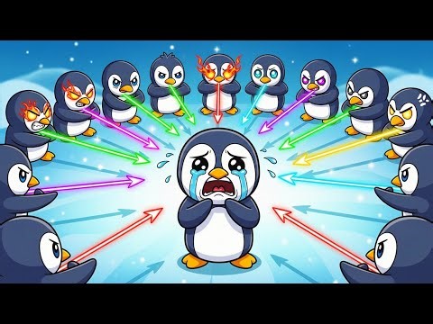Who's the dumbest penguin challenge? 🐧💧 (Penguin super skills to win 💪) Awesome map 🔥!!