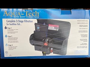 Aqua-Tech ULTRA QUIET POWER FILTER for aquarium 30-60 gallons review