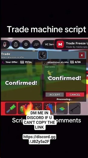 TRADE HUB V2 ⭕Steal a brainrot ‎#roblox #stealabrainrot #script #sab #fyp