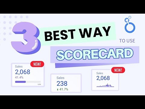 Unlock 🔓 Looker Studio Scorecard Potential😍 Visualise Key Metrics in 3 EASY way (Google Data Studio)