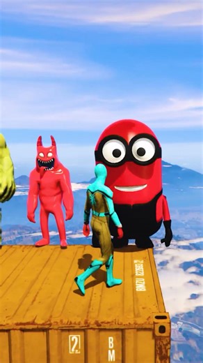 GTA 5 Epic Water Ragdolls Spiderman Jump/Fails Ep 162 #shorts