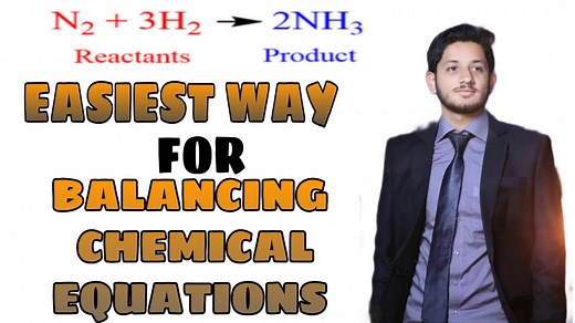 How To Balance Chemical Equations || Chemistry || Balancing Equations In Seconds || Sir Shuja https://youtu.be/ulHqU9h7AIs In this video we have discussed how to balance any chemical equation (Basic) steps. Balancing Chemical Equations Chemical Equations Balancing Equations Tips and Tricks Tricks to Balance Chemical Equations Class IX Maths Guess Paper https://www.youtube.com/watch?v=Y64-OrhojUE Maths Tricks : https://www.youtube.com/playlist?list=PLRJsedOlgURHC0FvOwc_LkWipn-3bkf-Q Ch 6 Maths IX