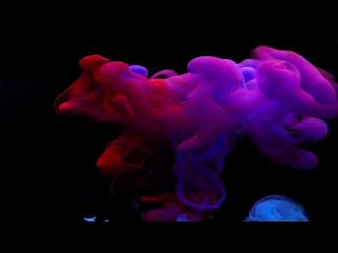 Smoke background effects | ink flow color smoke background video effects