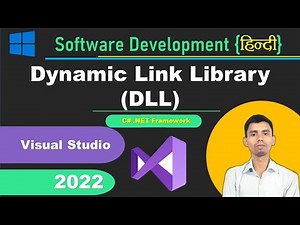How to create dll file (Dynamic Link Library) in c# windows application tutorial Visual Studio 2022