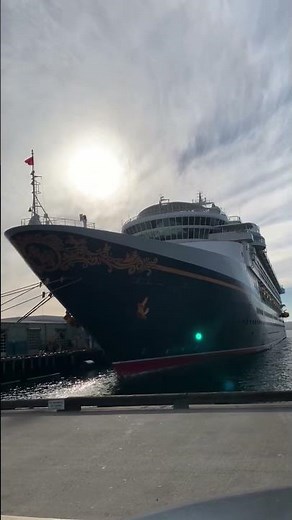 Disney Wonder Arriving in San Diego | Classic Ocean Liner Style Cruise Ship | Amazing Cruise Ship