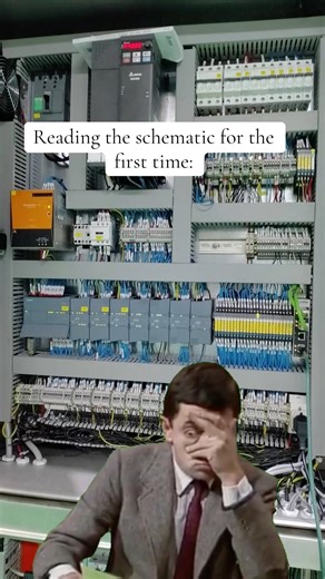 Reading the Electrical and control schematic for the first time: #electricalengineering