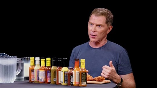 Hot Ones S22:E03 - Bobby Flay Throws Down Against Spicy Wings