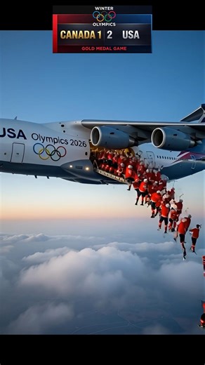 usa hockey wins gold, first in 46 years #shorts #olympics #trending #breakingnews #usa #canada #fyp