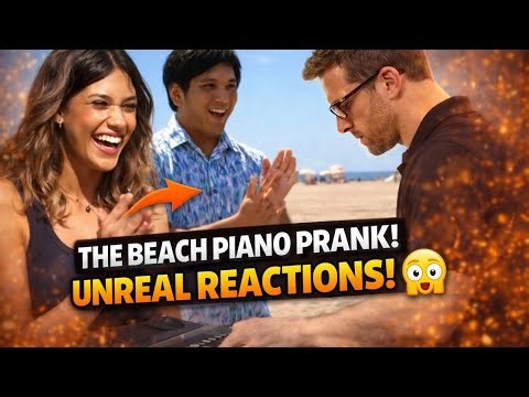This Piano Prank SHOCKED Everyone on the Beach 😱🎹