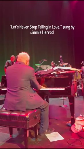 The fabulous @jimmie_herrod singing our original song, "Let's Never Stop Falling in Love" with heart and soul in #Princeton and we're LOVING it!! | Pink Martini