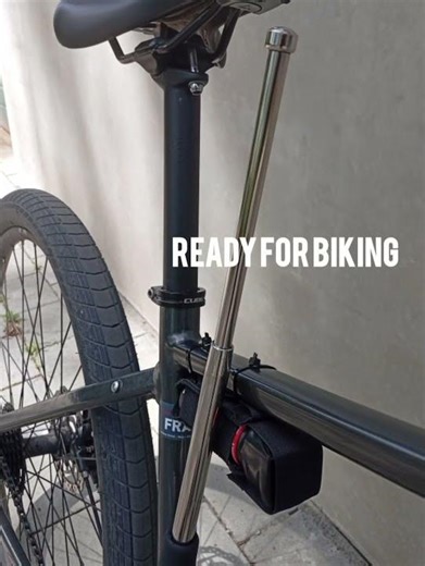 Feeling safe! New bike gadget 🛡️