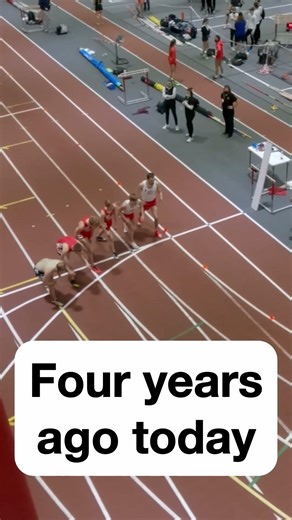 Four years ago today, my first ever indoor 5k