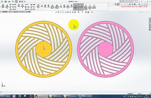 SolidWorks两种方法画圆弧通风口，哪种更方便？