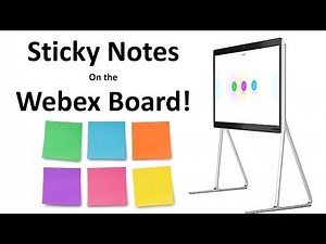 Webex Board Sticky Notes!