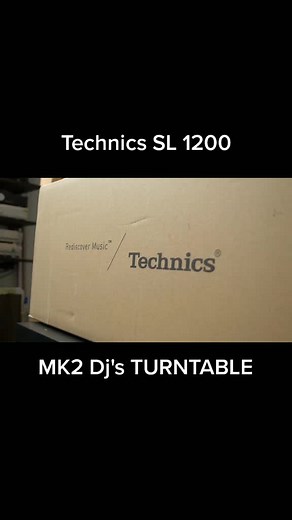 Unboxing Technics MK2 1200 #mix #90s #80s #music #dj #parati