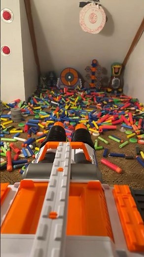 The Nerf Rhino Fire, a double barrel full auto blaster #nerf #tinker