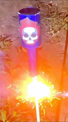Fireworks / Cursed Rocket - |Pyrotechnics| Rocket Launch - Big Bang #fireworks #rockets #shorts