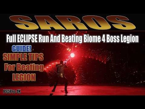 Easy Method To Beat Legion Boss | Full Eclipse Run Biome 4 | SAROS #vagrantpistol
