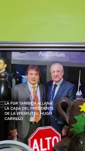 Las instalaciones de la #FESFUTSV y la casa del presidente de la federación se efectúan como resultados del aviso presentado por las autoridades del #indeselsalvador.