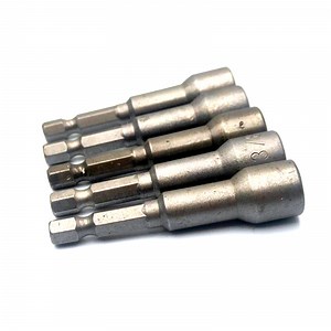 [Hot Item] Fastener-Holding Nutdriver Bit 1/4" Hex Shank, 7/16" Size