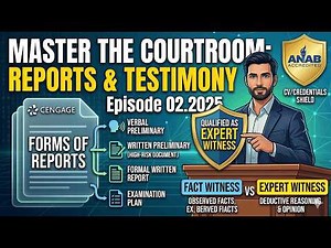 Digital Forensics: Reporting Findings & Expert Testimony Guide | Ep. 02.2025