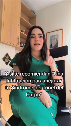 En el síndrome del Túnel del Carpo hay un problema entre el espacio y el contenido del canal...al colocar una infiltración agregas más contenido y si bien puede ofrecer un "Alivio" temporal no corrige la causa, puede aumentar la presión intraneural y debilitar los tejidos. ¡Actualiza! 👩🏻‍⚕️ #cirugiademano #tuneldelcarpo #medico #traunatologo #manossanas | Traumatologiak Kuru
