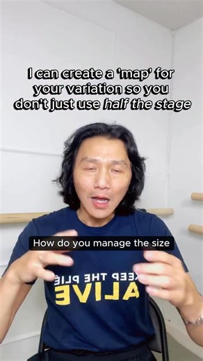 Many dancers can execute the steps. But the stage is not just about steps. It’s space. Size. Awareness. Presence. When the theater feels big, many students end up dancing only half the stage without realizing it. Not because they lack ability, but because no one taught them how to map the space: where the diagonals are, how far their travel needs to be, how to adjust when 25 other dancers are on stage during an open stage call. These are the “small” things that decide whether your variation reac