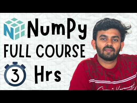 NumPy Full course in 3 Hours | Python for AI DS - part 1 | code io - Tamil