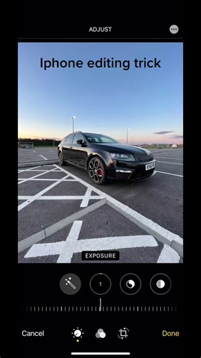 Best Car Photo Editing Settings for iPhone
