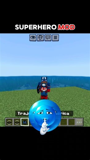 Minecraft SUPERHERO MOD#shorts #viral #travelshorts #edit