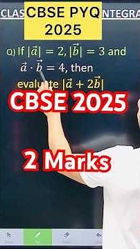 Q) If |𝑎 ⃗|=2,|𝑏 ⃗|=3 and 𝑎 ⃗⋅𝑏 ⃗=4, then evaluate |𝑎 ⃗+2𝑏 ⃗ If |𝑎 ⃗|=2,|𝑏 ⃗|=3 and
