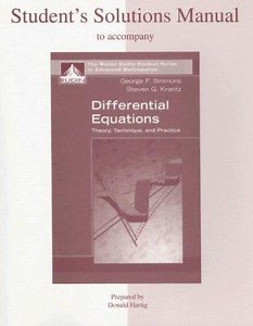 Differential Equation Manual Solution Student Use