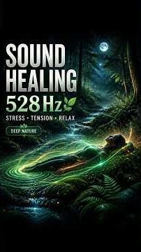 Anti-Inflammation Sound Healing 🌿 528Hz + Nature | Deep Relaxation for Stress & Body Tension