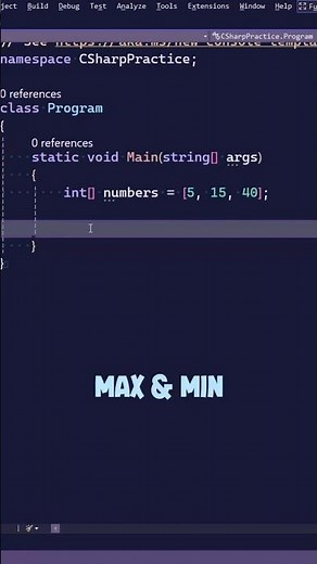 "Max()/Min()" LINQ Methods - Get Max and Min Values in C#