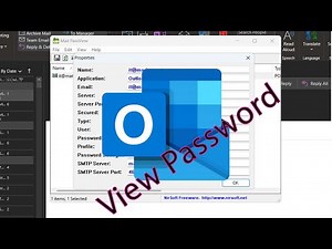 How to Recover Outlook Account 2021 | Show The Email Password In Outlook |