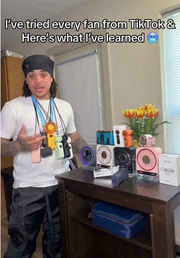 Here’s the best fan for you this summer 🥶 #desktopfan #deskfan #wallfan #portablefan #portableac