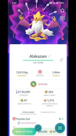 Finally shiny alakazam got.... #viral #shorts #shinypokemon #pokemon #pokemongo