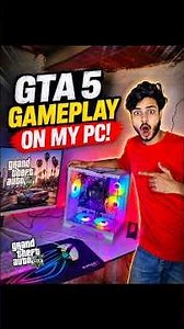 Finally Play GTA 5 On My Pc 😎|Budget PC Mein GTA 5 Test #shorts
