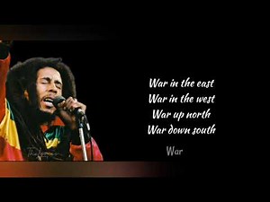 Bob Marley - WAR (lyrics)