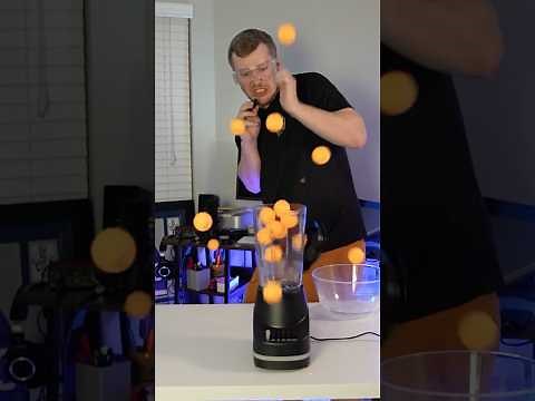 Ping Pong Balls vs Blender