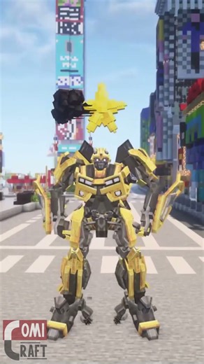 Symformers | BumbleBee Showcase | ComicCraft's Transformers Mod (Minecraft 1.20.1) #shorts