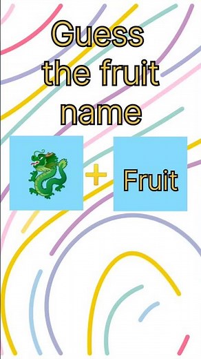 fruitsb #quiz #facts #emojichallenge