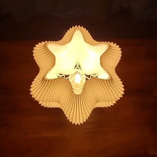 3D printed lampshade made with FullControl GCode Designer